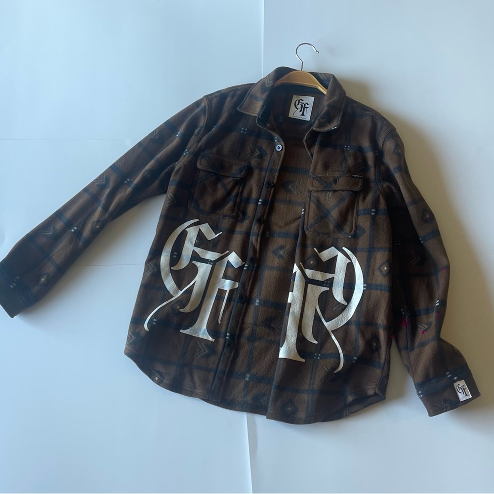Graceful Faith Fashions Plaid Flannel Jacket – “Spirit Warrior” Edition Medium